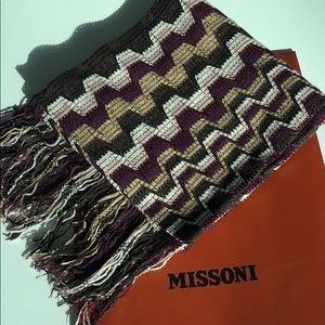 Missoni | Accessories | Missoni Wool Large Scarf With Fringe | Poshmark
